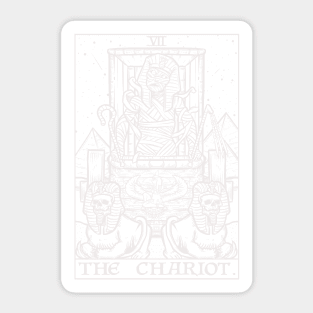 The Chariot Tarot Card - Mummy Sticker